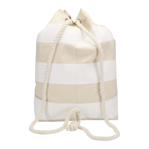 Bolsa de lona marinera Florida de 270 g/m² con certificación GRS, 15 l blanco