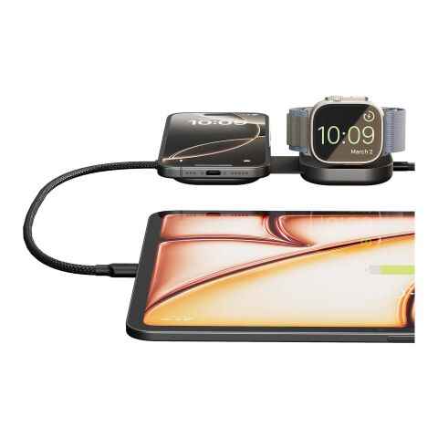 Cable de carga USB-C 3 en 1 de 140&nbsp;W "Zens Pro 3" Estándar | Negro intenso | sin montaje de publicidad | no disponible | no disponible