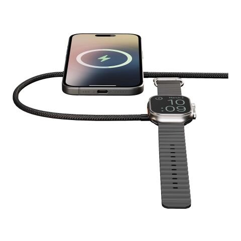 Cable de carga doble de 15&nbsp;W "Zens Pro 2" Estándar | Negro intenso | sin montaje de publicidad | no disponible | no disponible