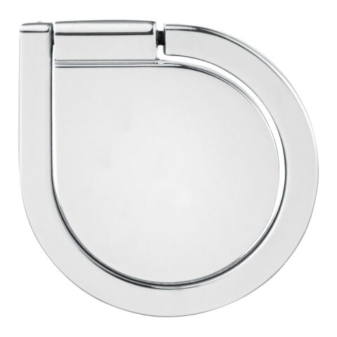 Soporte para teléfono en aluminio &quot;Ring&quot; Estándar | Plateado | sin montaje de publicidad | no disponible | no disponible
