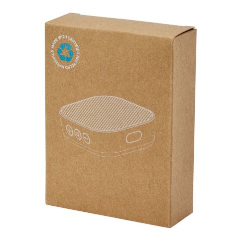 Minialtavoz Bluetooth® de plástico reciclado 2.0 de 3&nbsp;W con certificación RCS "Stark" Estándar | Blanco | sin montaje de publicidad | no disponible | no disponible