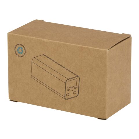 Batería externa para portátil de aluminio reciclado de 20 000 mAh y 70 W &quot;Acamar&quot; Estándar | Negro intenso | sin montaje de publicidad | no disponible | no disponible