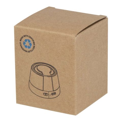 Altavoz inalámbrico magnético de plástico reciclado de 3 W &quot;Horna&quot; Estándar | Negro intenso | sin montaje de publicidad | no disponible | no disponible