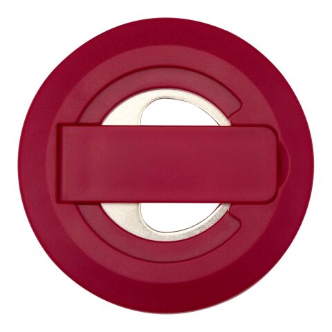 Soporte para teléfono magnético de plástico reciclado con abrebotellas "Ain" Estándar | Rojo | sin montaje de publicidad | no disponible | no disponible