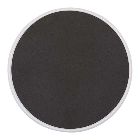 Soporte para teléfono magnético plegable de plástico reciclado con detalles de bambú &quot;Alcor&quot; Estándar | Blanco | sin montaje de publicidad | no disponible | no disponible