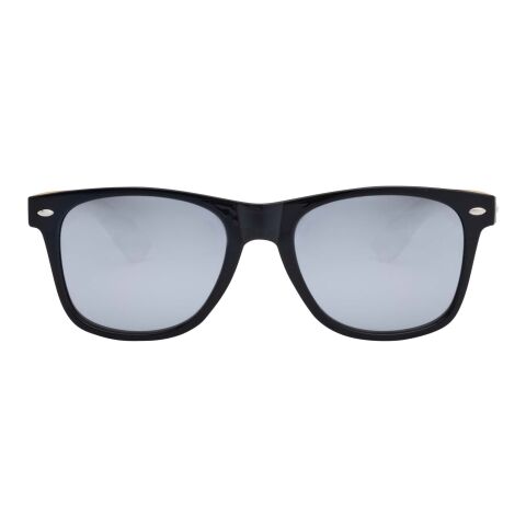 Gafas de sol con patillas de bambú &quot;Hue&quot; Estándar | Plateado | sin montaje de publicidad | no disponible | no disponible