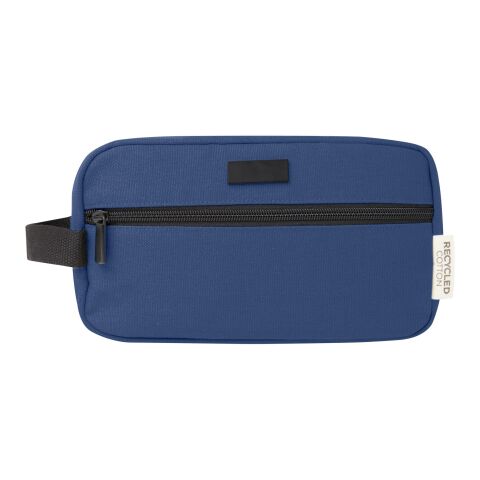 Neceser de lona reciclada GRS de 3,5 l &quot;Joey&quot; Estándar | Azul profundo | sin montaje de publicidad | no disponible | no disponible | no disponible