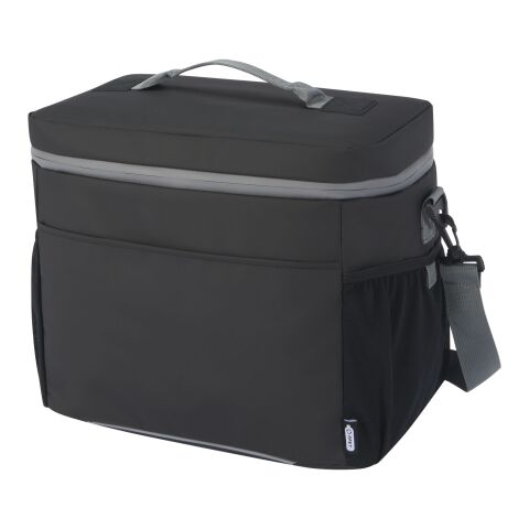 Bolsa isotérmica de 22 l para 20 latas de material reciclado GRS resistente al agua &quot;Aqua&quot; Estándar | Negro | sin montaje de publicidad | no disponible | no disponible | no disponible