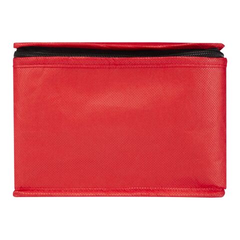 Bolsa isotérmica para 6 latas no tejida de material reciclado GRS de 4 l "Spectrum" Estándar | Rojo | sin montaje de publicidad | no disponible | no disponible