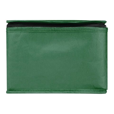 Bolsa isotérmica para 6 latas no tejida de material reciclado GRS de 4 l &quot;Spectrum&quot; Estándar | Verde | sin montaje de publicidad | no disponible | no disponible