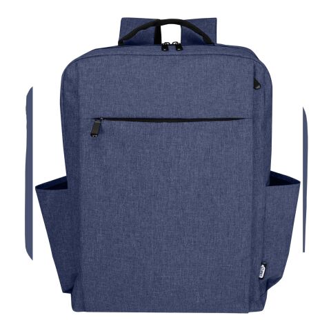 Mochila para portátil de 15" de material reciclado GRS de 15&nbsp;l "Libra" Azul marino