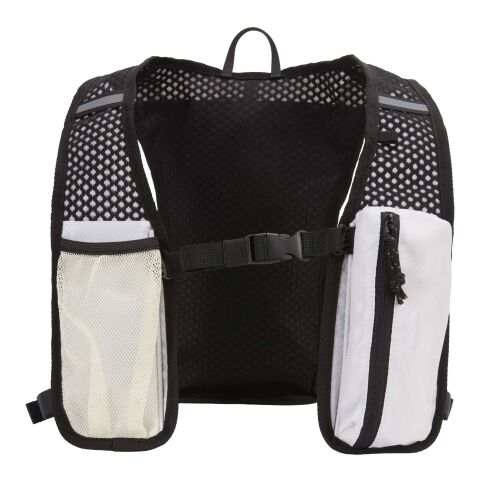 Chaleco de running de material reciclado con certificado GRS y mochila de hidratación de 5 L &quot;Nomad&quot; Estándar | Sandstone | sin montaje de publicidad | no disponible | no disponible | no disponible