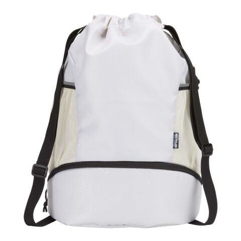 Bolsa deportiva de 18 L con cordón y compartimento inferior de material reciclado con certificado GRS &quot;Nomad&quot; Estándar | Sandstone | sin montaje de publicidad | no disponible | no disponible | no disponible