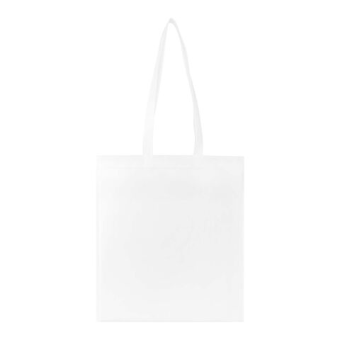 Bolsa Tote de 6 l para convenciones de material no tejido reciclado con certificado GRS &quot;EcoSeal&quot; Estándar | Blanco | sin montaje de publicidad | no disponible | no disponible | no disponible