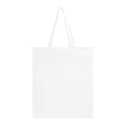 Bolsa Tote de 12 L con refuerzo de material no tejido reciclado con certificado GRS &quot;EcoSeal&quot; Estándar | Blanco | sin montaje de publicidad | no disponible | no disponible | no disponible