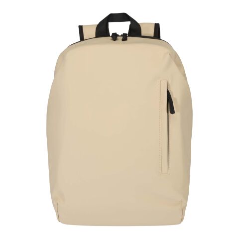 Mochila de 15" y 18&nbsp;l antirrobo de material reciclado con certificado GRS "Resi Plus" Estándar | Oatmeal | sin montaje de publicidad | no disponible | no disponible