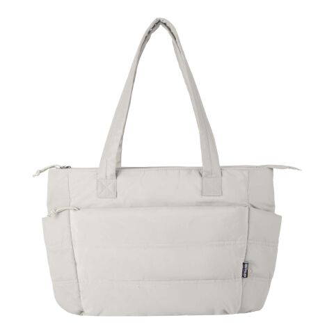 Bolsa Tote para portátil de 15,6" y 18l de material reciclado GRS "Puffer" Estándar | Sandstone | sin montaje de publicidad | no disponible | no disponible | no disponible