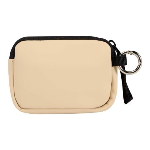 Billetera reciclada con certificado GRS "Resi Plus" Oatmeal | sin montaje de publicidad