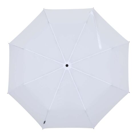 Paraguas plegable Renee de 58 cm con apertura y cierre automáticos blanco