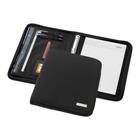 Portafolios A4 deluxe con cremallera Stanford Estándar | negro | sin montaje de publicidad | no disponible | no disponible | no disponible