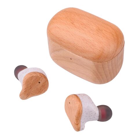 Auriculares TWS163 &quot;Prixton&quot; Madera | Not applicable | sin montaje de publicidad
