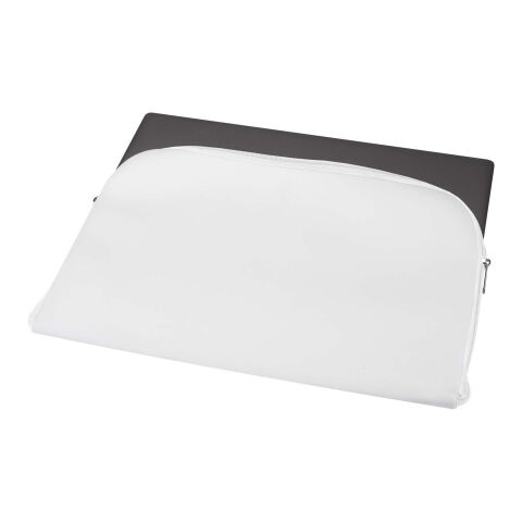 Funda para portátil de 15&quot;-16&quot; con sublimación &quot;Mari&quot; Blanco-Blanco | Sublimación | alrededor | 250 mm x 360 mm