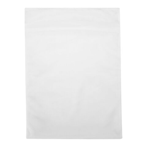 Bolsa con cremallera de RPET de sublimación "Tidy" Blanco