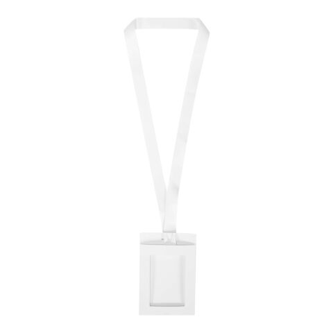 Cordón Kord con tarjeta identificativa de papel blanco | 20mm