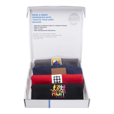 Kit de muestras de gorros blanco | sin montaje de publicidad