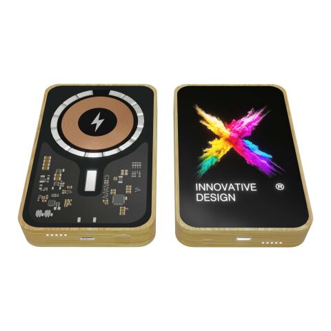 Batería externa de madera de 15 W y 5000 mAh con &quot;MagSafe&quot; &quot;SCX.design P26&quot; Madera | sin montaje de publicidad | no disponible | no disponible