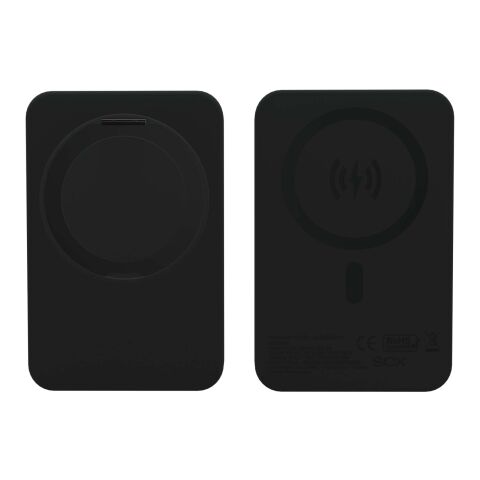 Batería externa de 5000 mAh con anillo plegable &quot;SCX.design P28&quot; negro | sin montaje de publicidad | no disponible | no disponible