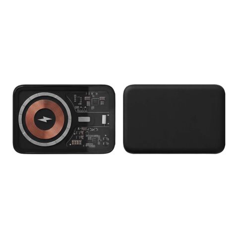 Batería externa magnética SCX.design P41 MagLED de 5000 mAh Negro intenso