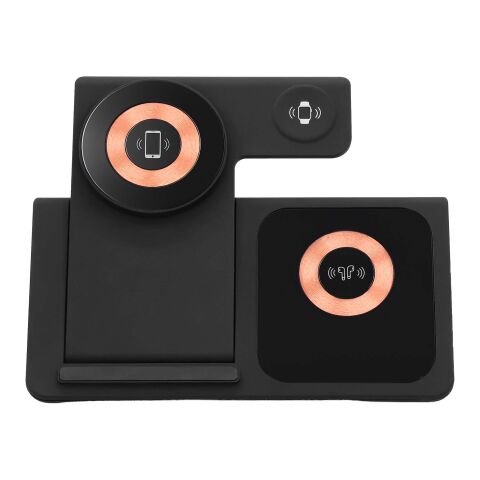 SCX.design W38 MagStand: estación de carga inalámbrica 4 en 1 Negro intenso