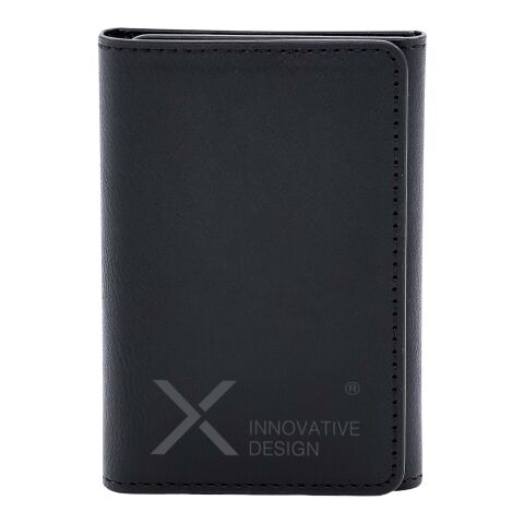 Cartera para tarjetas SCX.design A15 con localizador integrado Negro intenso