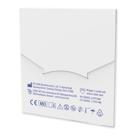 Juego de 6 parches para imperfecciones con sobre de papel impreso a todo color blanco