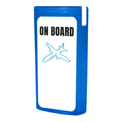 MiniKit A bordo Azul transparente | sin montaje de publicidad | no disponible | no disponible