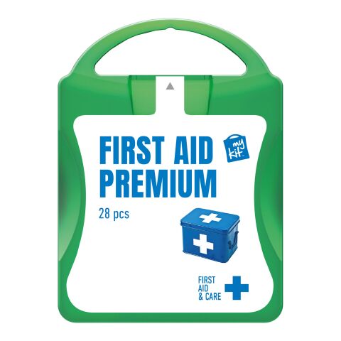 MyKit M primeros Auxilios Premium Verde transparente | sin montaje de publicidad | no disponible | no disponible