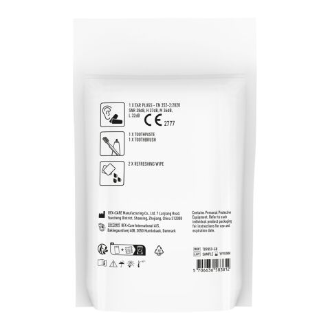 MiniKit Set viaje A bordo en bolsa de papel blanco | sin montaje de publicidad | no disponible | no disponible