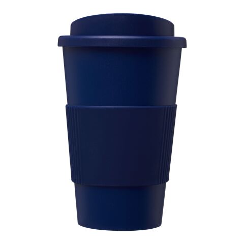 Vaso térmico Americano® de 350 ml con agarradera Azul | sin montaje de publicidad | no disponible | no disponible