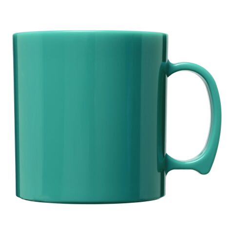 Taza de plástico estándar de 300 ml Azul aqua | sin montaje de publicidad | no disponible | no disponible
