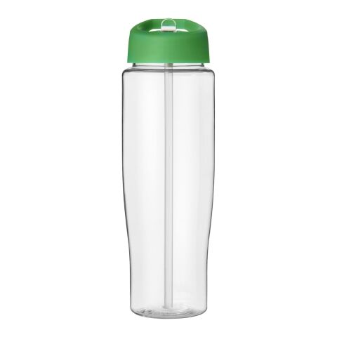 Bidón deportivo con tapa con boquilla de 700 ml H2O Tempo® Transparente-Verde | sin montaje de publicidad | no disponible | no disponible