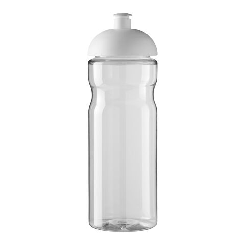 Bidón deportivo con Tapa Dome de 650 ml H2O Base® Transparente-Blanco | sin montaje de publicidad | no disponible | no disponible