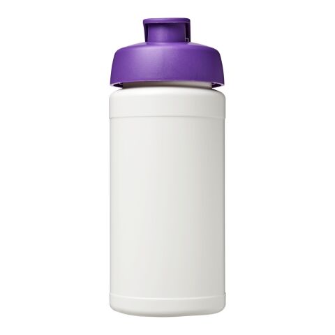 Bidón deportivo con Tapa Flip de 500 ml Baseline™ Plus Transparente claro-Morado | sin montaje de publicidad | no disponible | no disponible