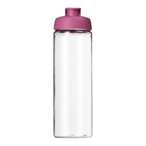 Bidón deportivo con tapa Flip de 850 ml "H2O Vibe" Blanco-Rosa | sin montaje de publicidad | no disponible | no disponible