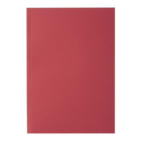 Libreta A5 de tapa blanda con 50 hojas de papel reciclado "Novella Austen" Rojo