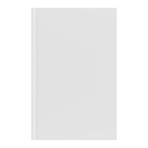 Libreta de tapa dura brillante A5 con 100 hojas "Novella Brontë" Blanco | sin montaje de publicidad | no disponible | no disponible