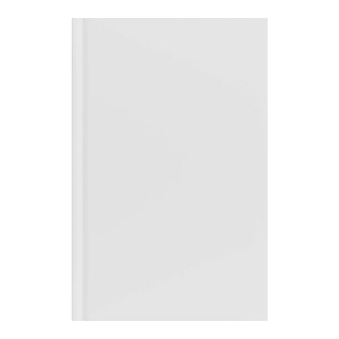 Libreta de tapa dura mate A5 con 100 hojas "Novella Brontë" Blanco | sin montaje de publicidad | no disponible | no disponible