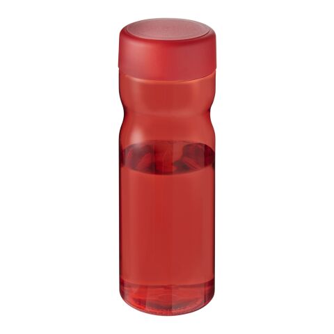 Bidón deportivo con tapa de rosca de 650&nbsp;ml "H2O Eco Base" Rojo-Rojo | sin montaje de publicidad | no disponible | no disponible