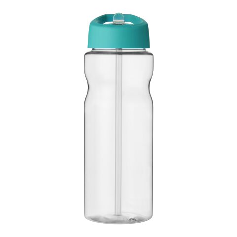 Bidón deportivo de 650 ml con tapa con boquilla "H2O Active® Base Tritan™" Transparente claro-Azul aqua | sin montaje de publicidad | no disponible | no disponible