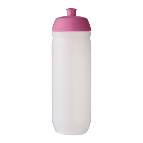 Bidón deportivo de 750 ml &quot;HydroFlex™ Clear&quot; Rosa-Transparente escarchado | sin montaje de publicidad | no disponible | no disponible